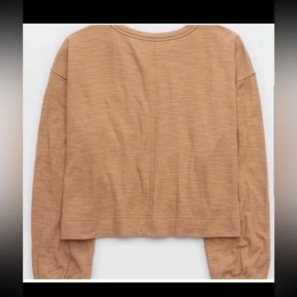Aerie Endless Summer Crew Sweatshirt
In Toasty 
Size Small Oversized - Picture 4 of 12